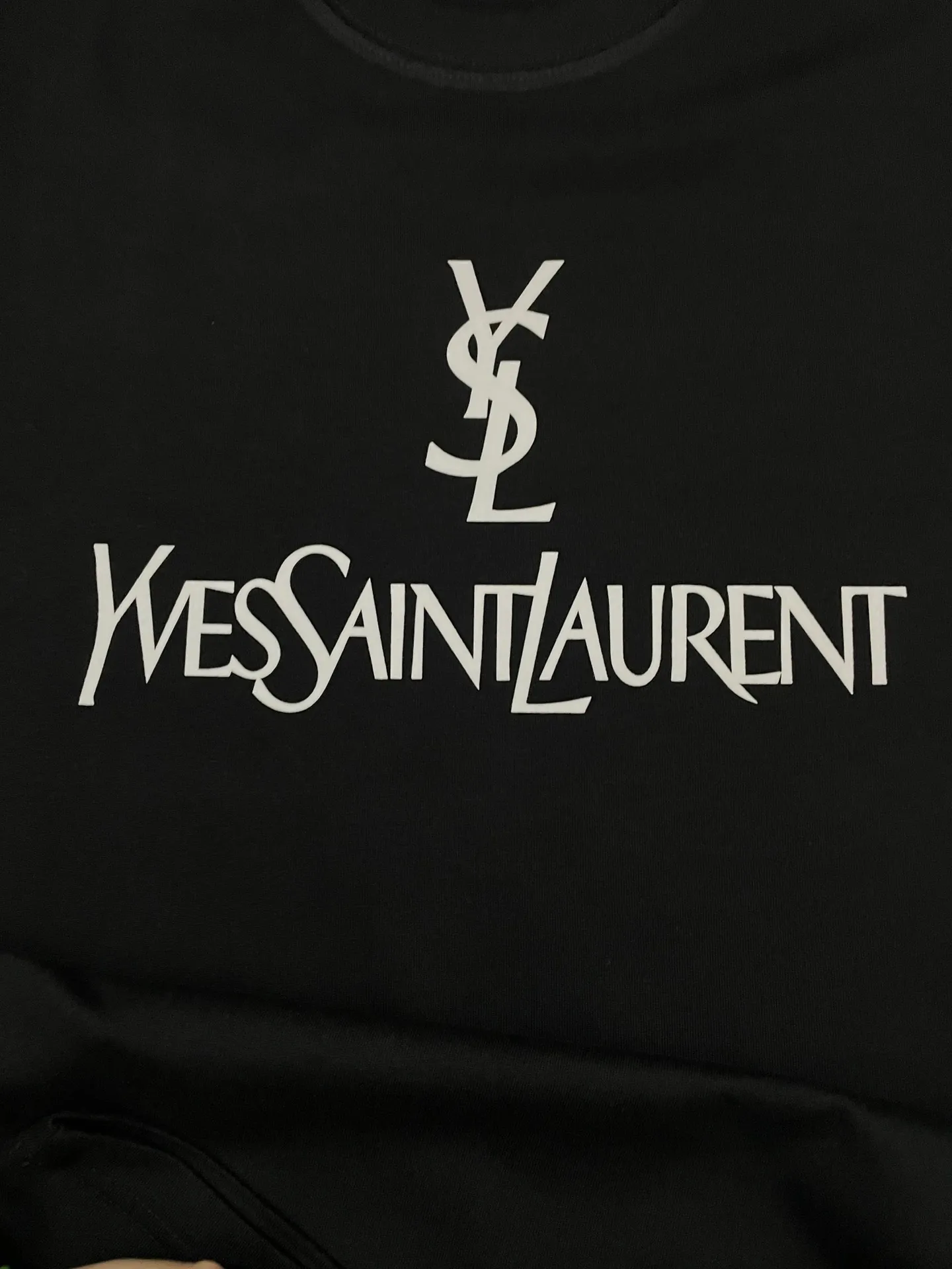 ysl* * 2025 New Arrival Classic ， ， T Same Style Size： S （90-130 ） M （120-150 ） L （140-165 ） XL （160-180 ） XXL （180-210 ） ：Black White